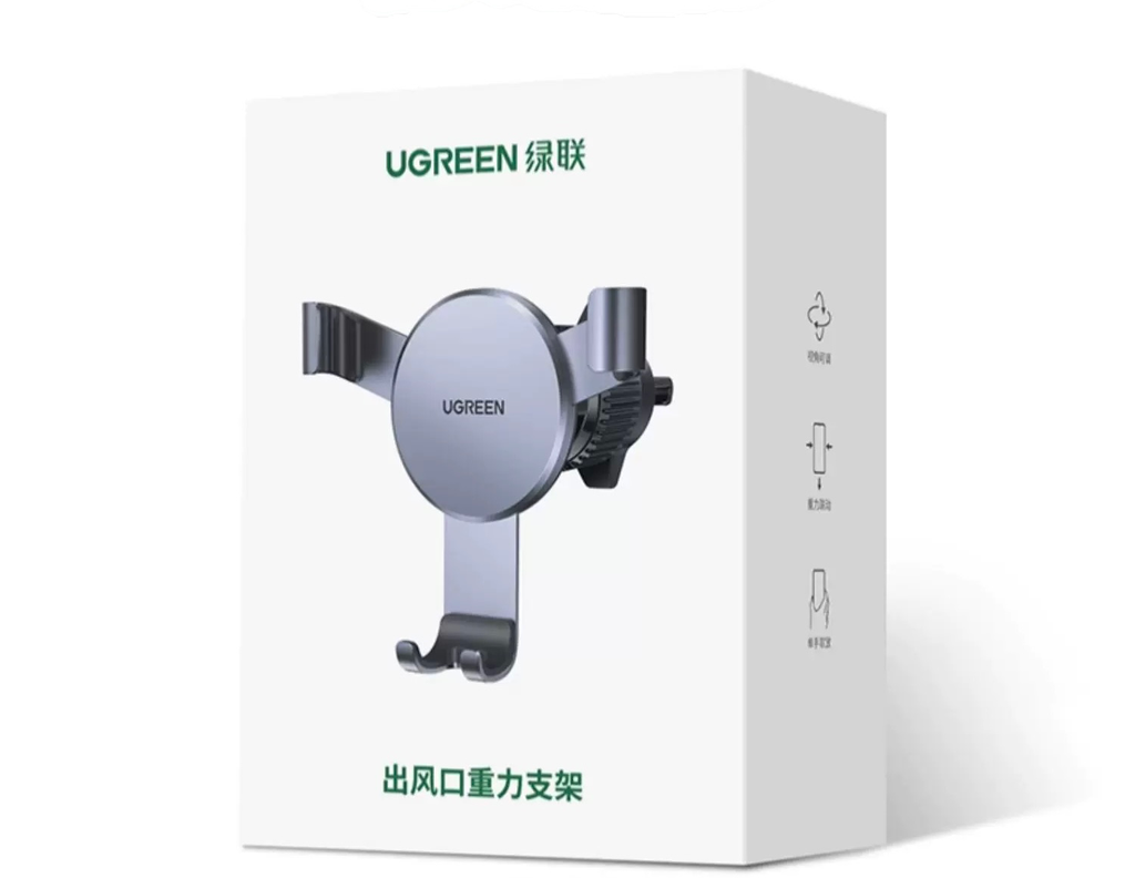 UGREEN Car Phone Holder: Gravity Air Vent Mount for Secure Navigation