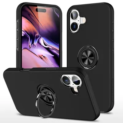 iPhone 17 pro Max Magnetic Ring Holder Shockproof Case Cover